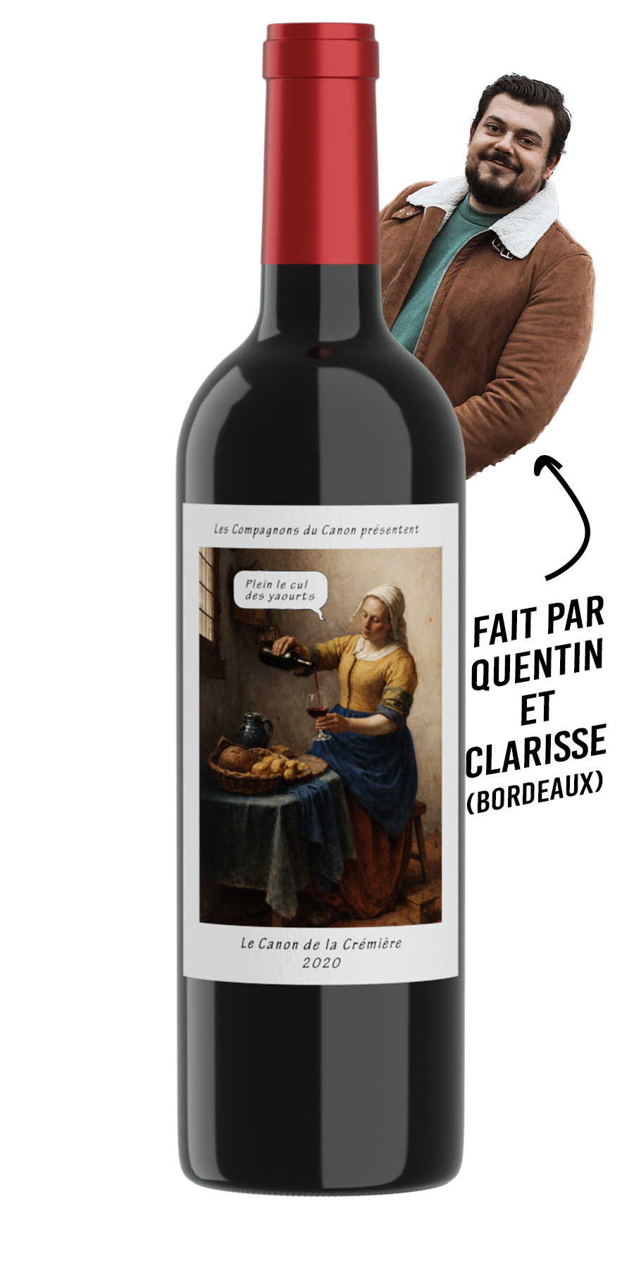 Le Canon de la Crémière 2020 – Bordeaux Rouge Authentique