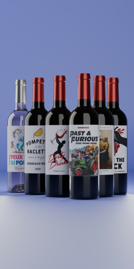 Vin personnalisé mariage Les Compagnons du Canon