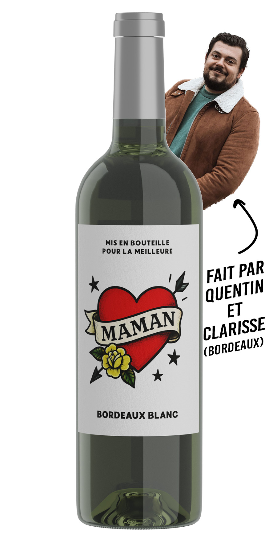 Maman (fête des mères) - Bordeaux Blanc 2023