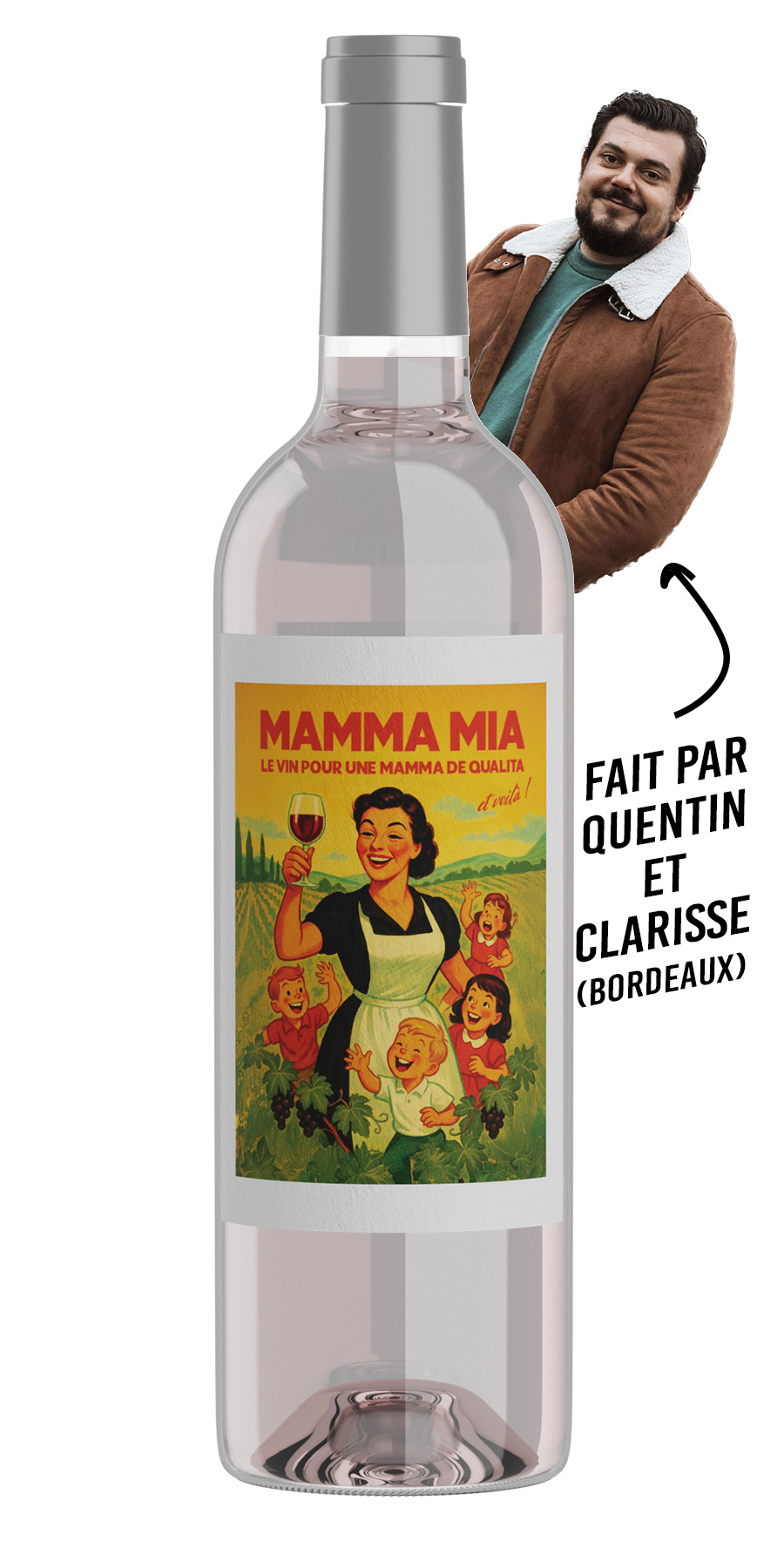 Mamma Mia (fête des mères) - Bordeaux rosé 2024