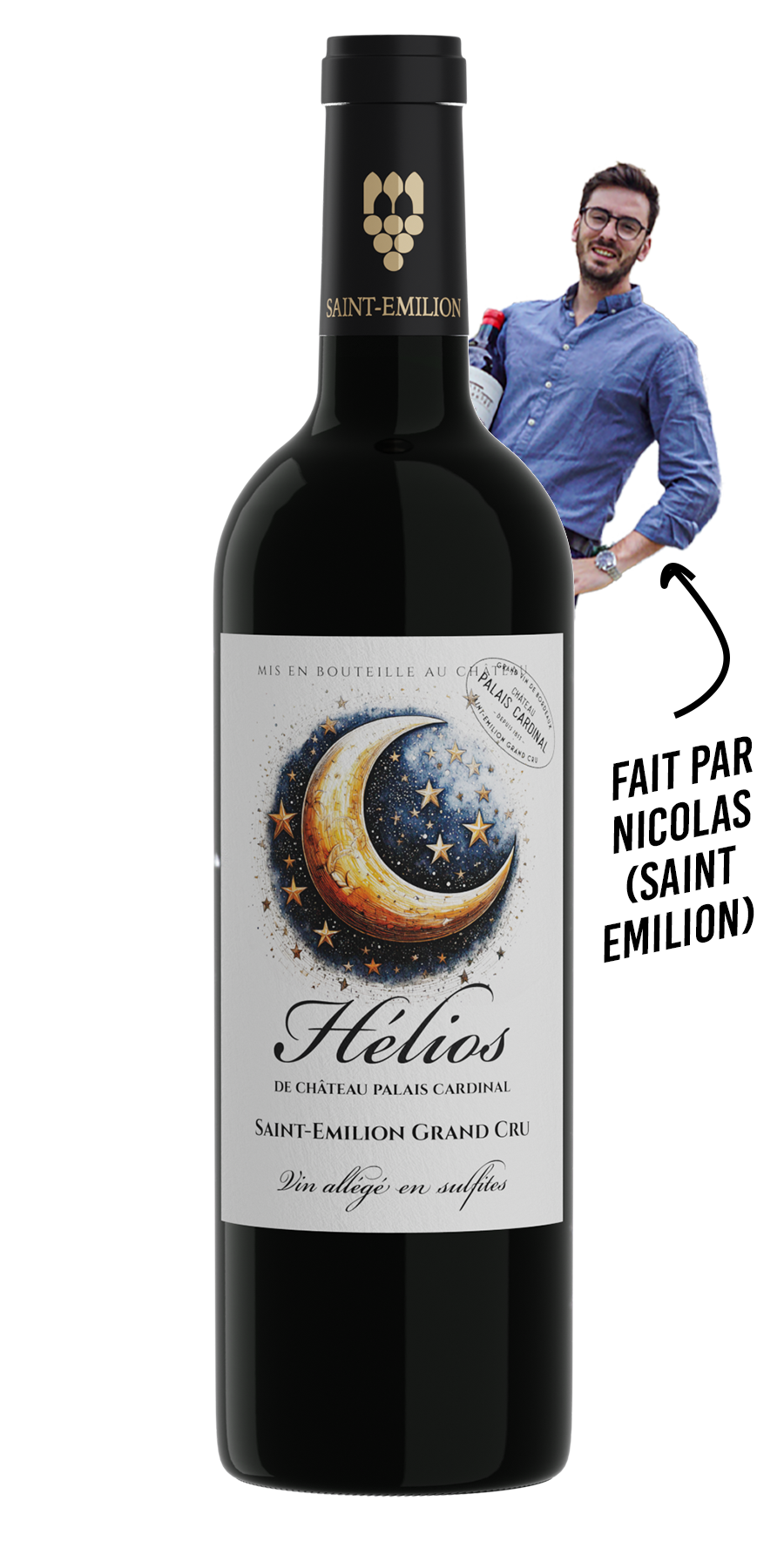 Hélios - Allégé en Sulfite - Saint Emilion Grand Cru