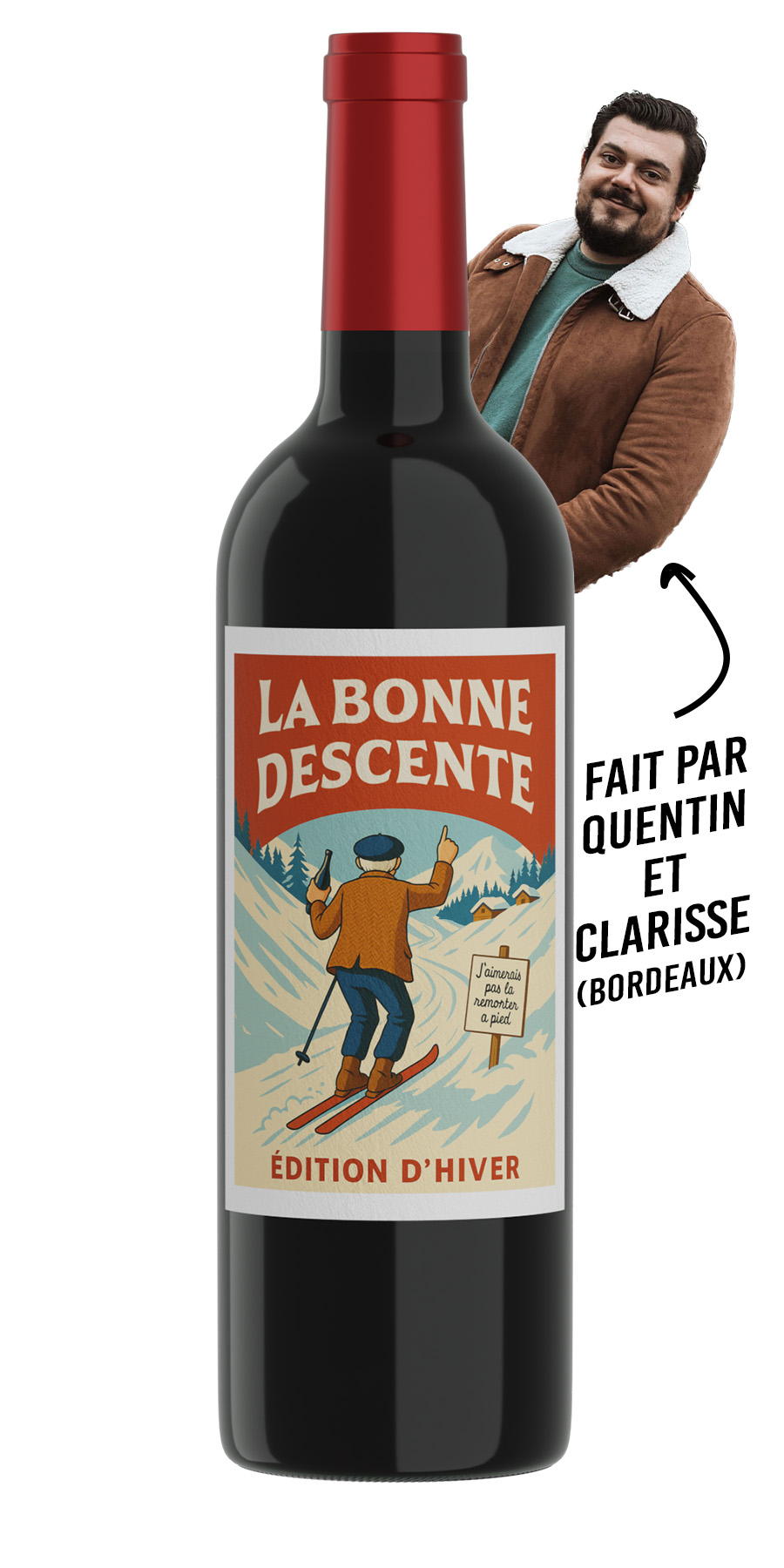 La Bonne Descente 2020 – Bordeaux Rouge Convivial - EDITION HIVER