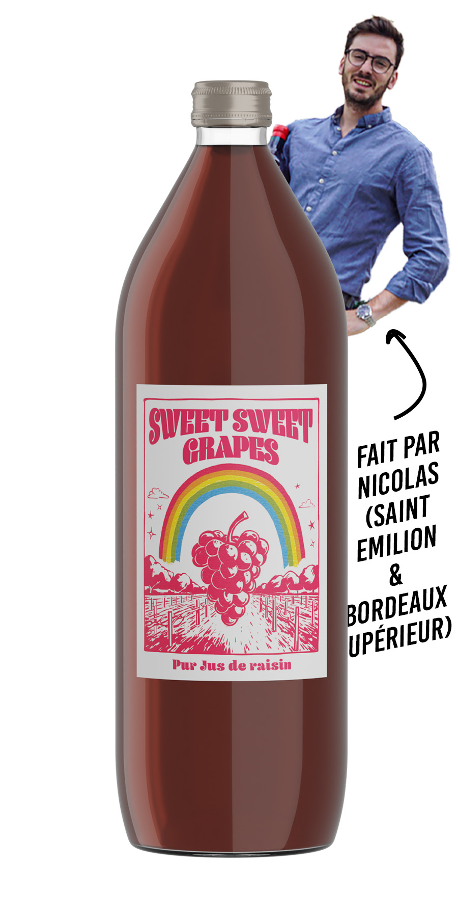 Sweet Sweet Grapes – Jus de raisin artisanal 100 cl