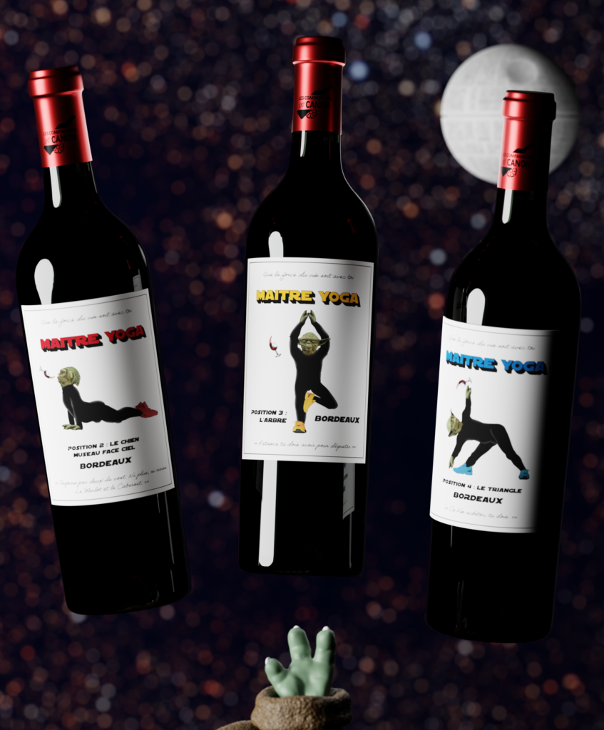 Vins rouge maitre yoga