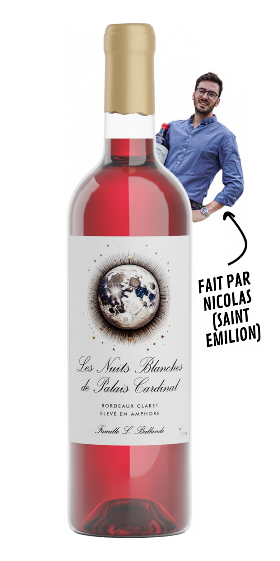 Bordeaux Claret fruité – Les Nuits Blanches 2025