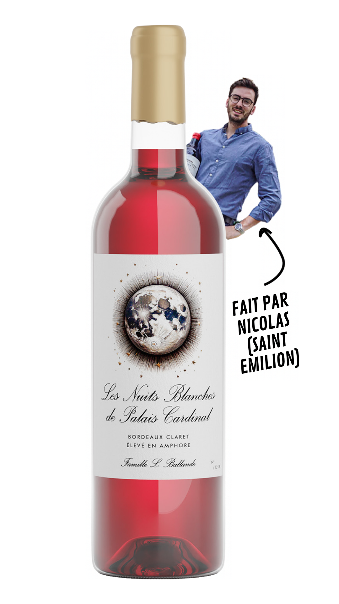Bordeaux Claret fruité – Les Nuits Blanches 2025